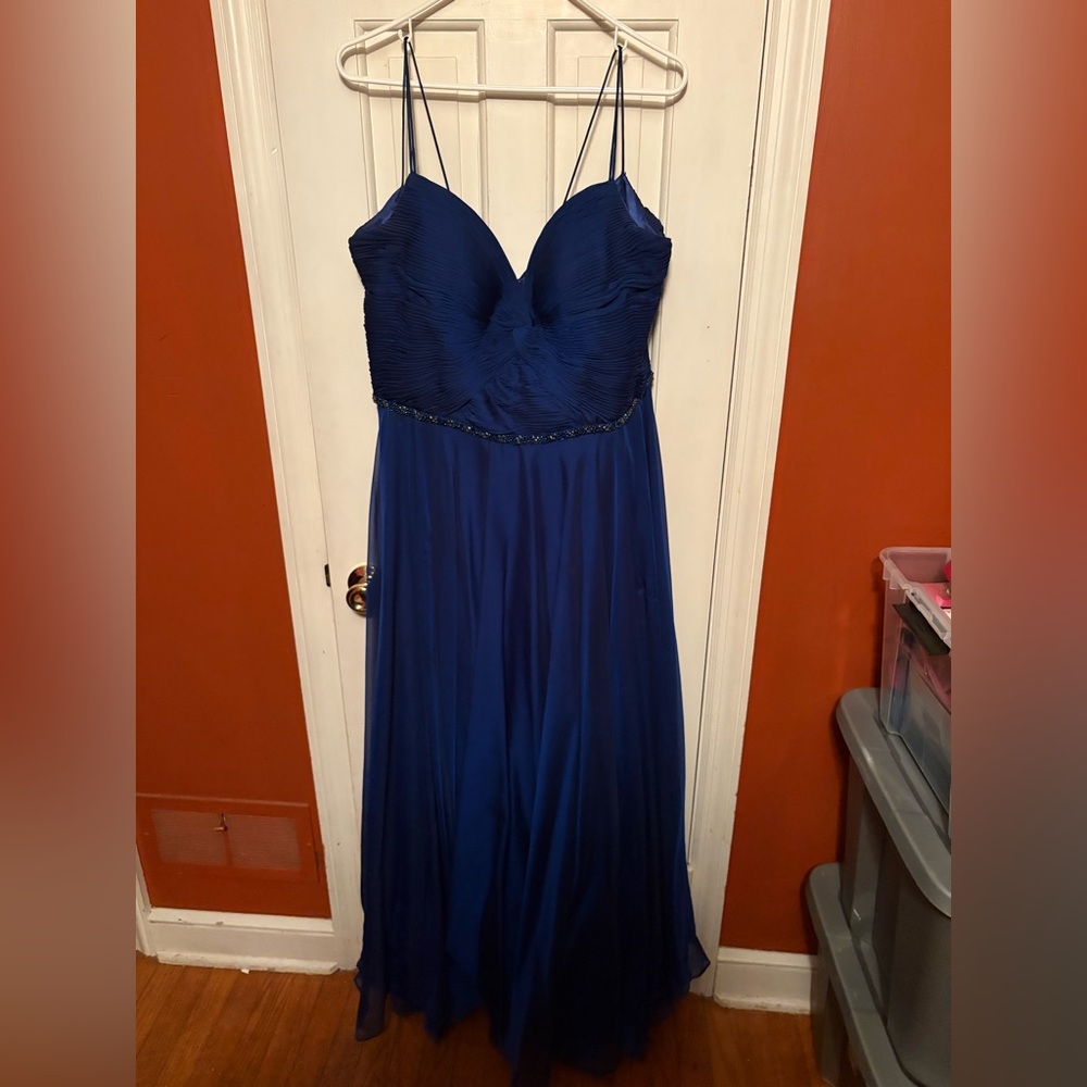 Sherri Hill Royal Blue Prom Dress